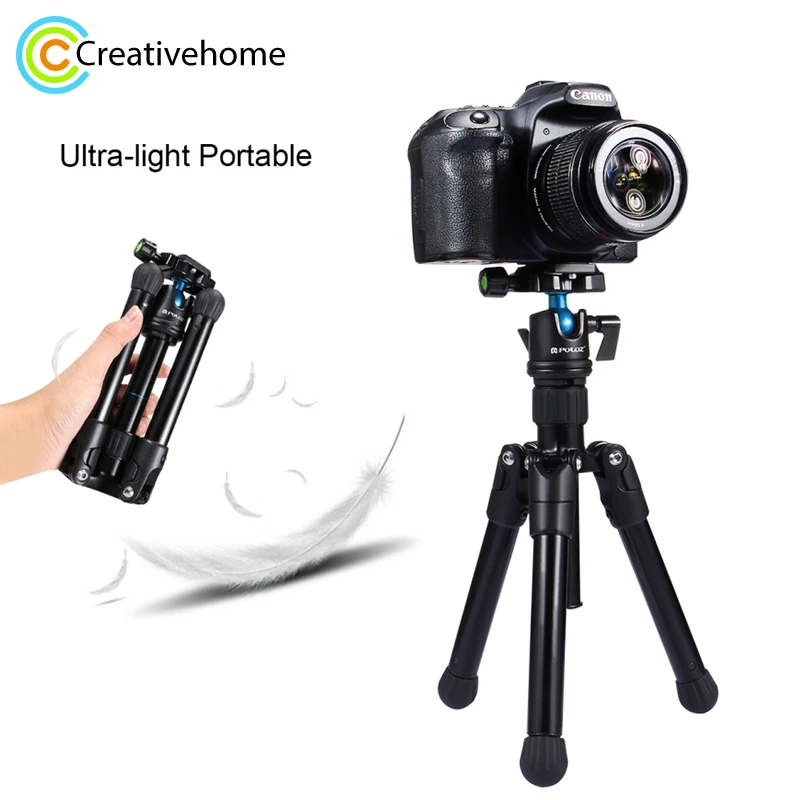 PULUZ Mini Tripod DSLR Pocket Microspur Photos Tripode Camera