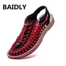 Летняя повседневная обувь для подростков; новые мужские сандалии; сандалии-гладиаторы; открытые пляжные сандалии на платформе с открытым носком; обувь в римском стиле