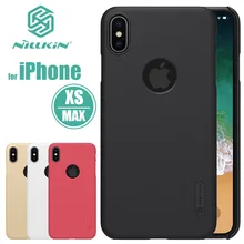 Для iPhone XS Max чехол Nillkin жёсткий матовый ПУ чехол Защитный чехол для iPhone XS Max XR X Nilkin Капа