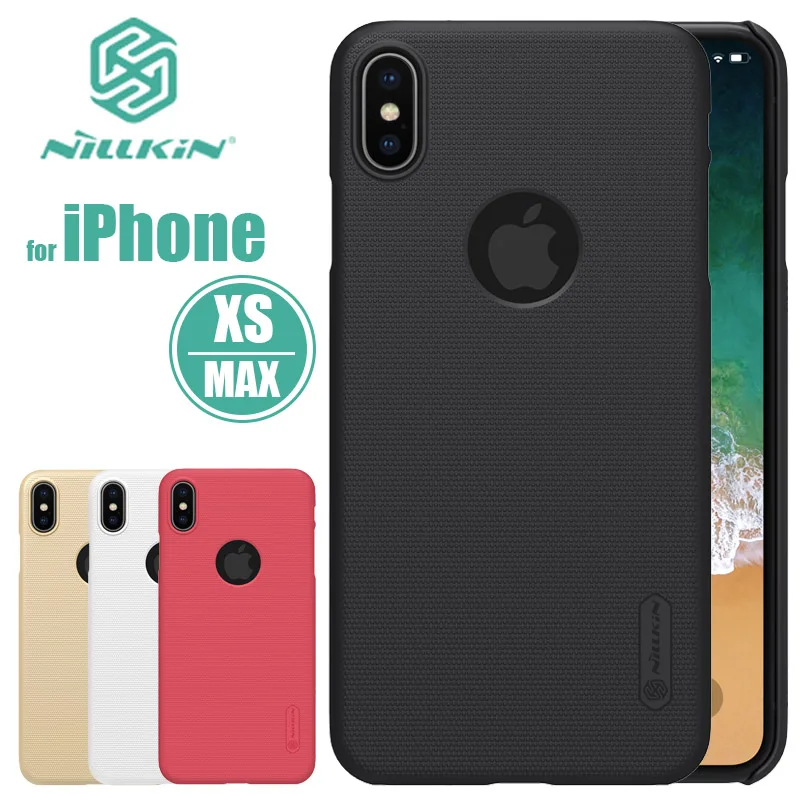 

for iPhone XS Max Case Nillkin Super Frosted Shield Hard Back PC Cover Protective Phone Case for iPhone XS Max XR X Nilkin Capa