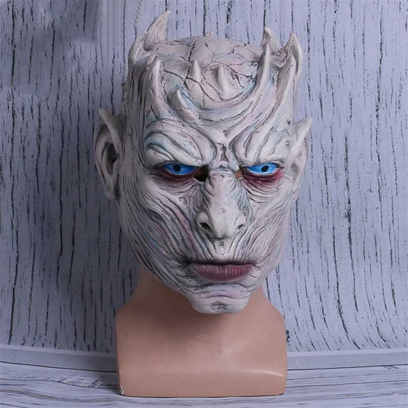 

Game Of Thrones Night's King Cosplay Mask Horror Walker Face NIGHT RE Zombie Latex Mask Adult Halloween Carnival Party Mask
