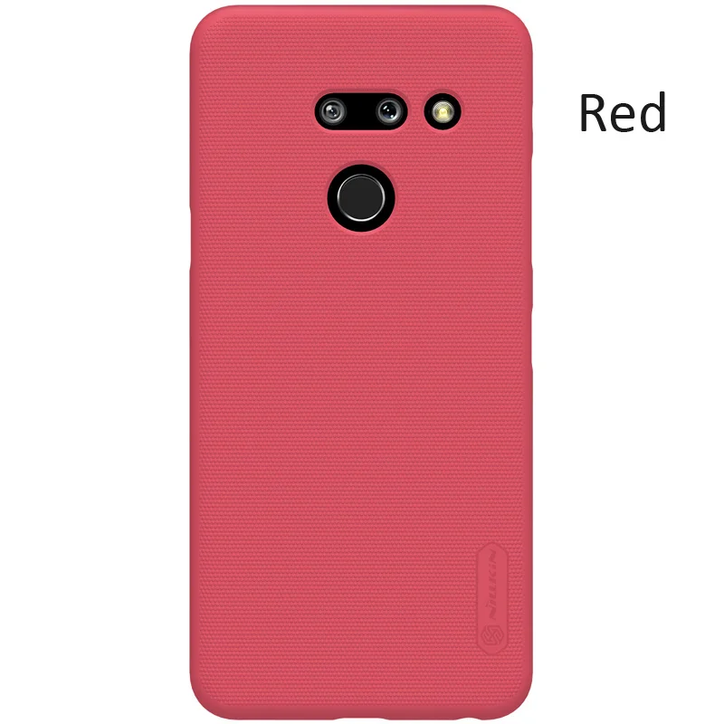 Peacock Blue Nillkin матовый защитный чехол для LG G8 G8S ThinQ твердый пластиковый чехол на заднюю панель - Цвет: Peacock Blue