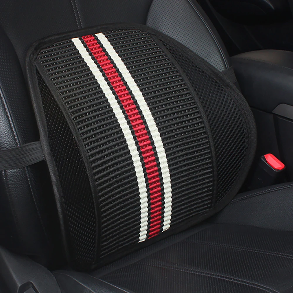 

New Lumbar Support with Double-Layer Mesh Back Support Cushion for Car Office Home Seat Office Chair Lumbar Back Support