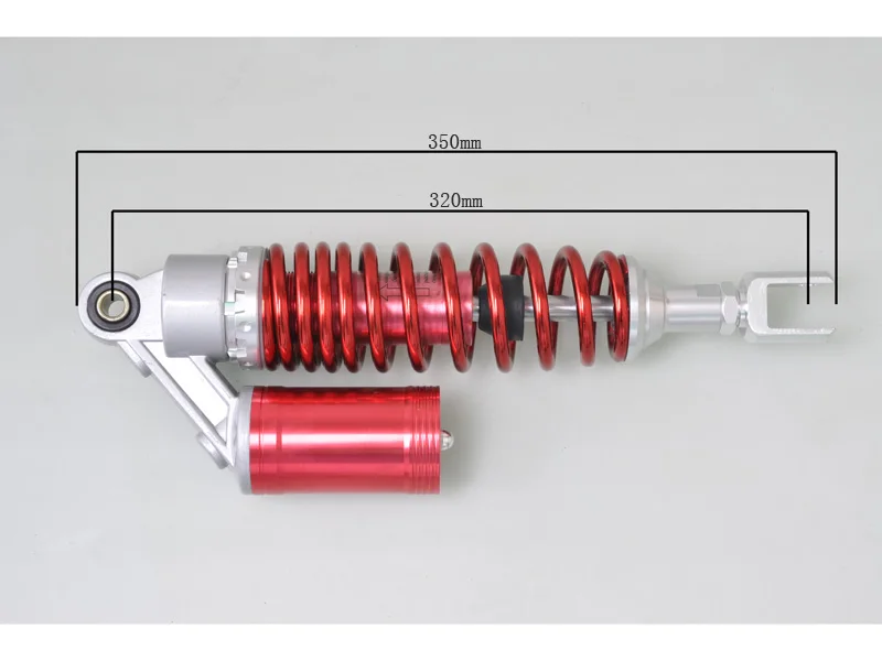 Wotefusi 12 5/" 12,6" 320 мм пневматическая подвеска Пара амортизаторов для RD 350 RD 250 H2 400 красный [PA86]