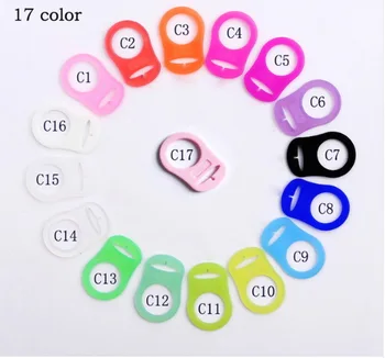 

DHL 500pcs Baby Pacifier Holder Clip Adapter for Ring Silicone Button