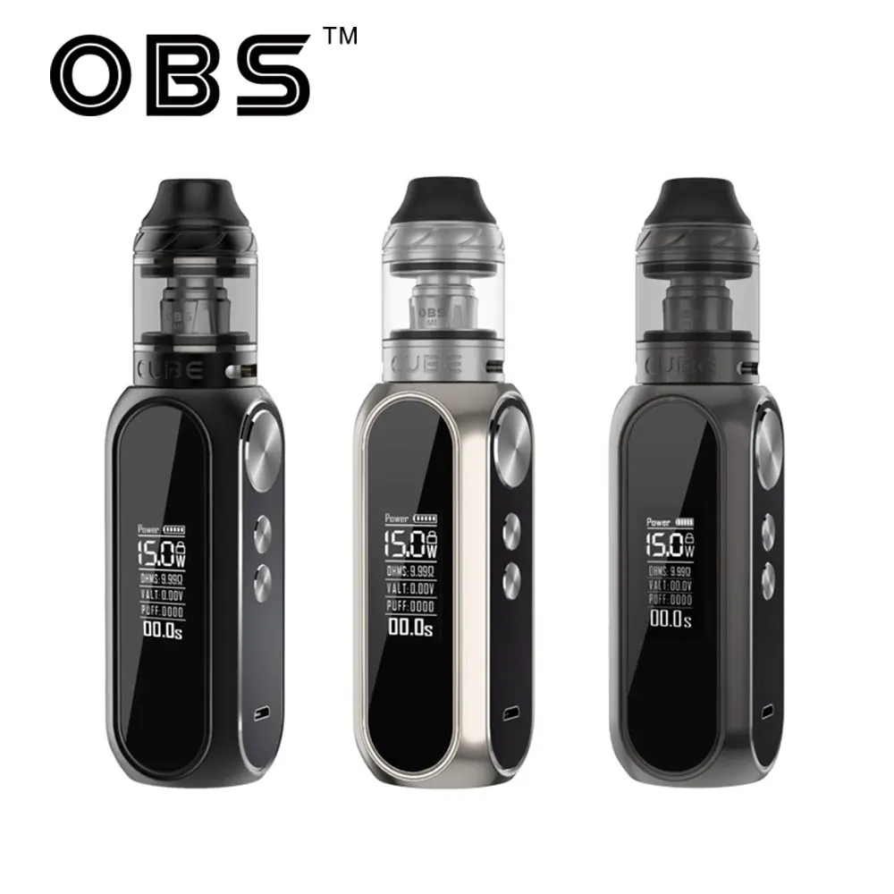 Оригинальный набор OBS Cube VW 3000 мАч мод 80 Вт с максимальным выходом 2 мл/4 мл бак