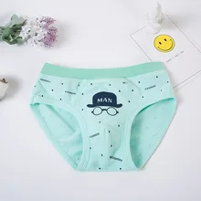 10 шт./лот; трусы для мальчиков; Подарочные трусы; детское нижнее белье; трусы для мальчиков; хлопковый костюм с рисунком для детей 2-10 лет