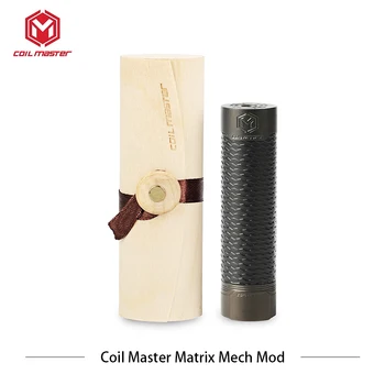 

Original mechanical Mod CoilMaster Matrix Mech Mod Coil Master elektronik sigara 510 Hybrid Connection 24mm e cigarette vaper