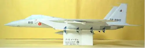 [Р. модель] F-15J 304SQ-3D Бумажная модель сделай сам