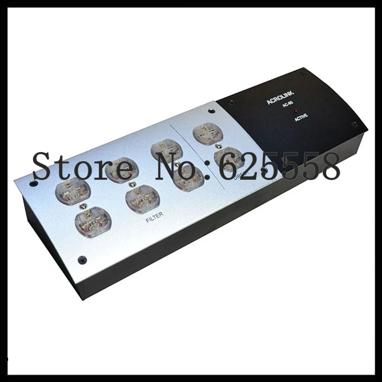 

8 Outlet US Mains Power Filter Strip Board Distributor 110-250V HiFi