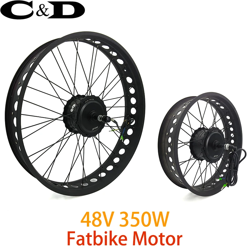 

48V 350W Fat bike e-bike kit Electric bike conversion kit motor 20" 26" wheel MXUS brand XF15-Fat for 175 mm Fork