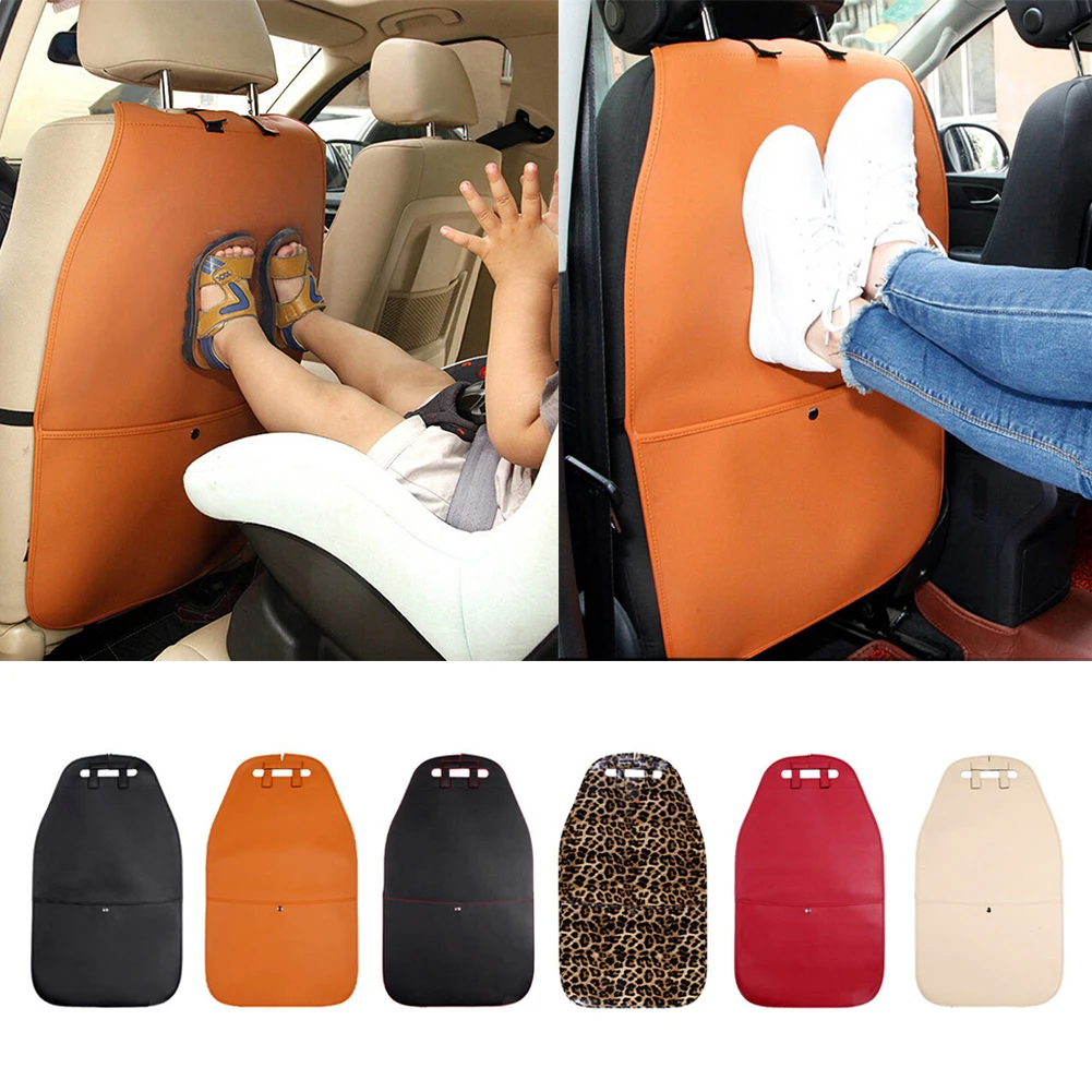 Car Seat Back Cover Protector Anti-kick Easy Clean Mat Pad Wearproof Mat For Kid 