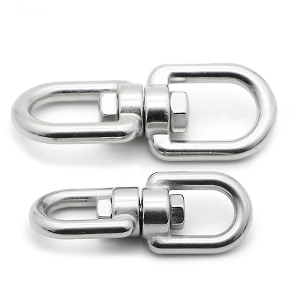 1PCS M4 47mm Stainless Steel Straight Link Chain Sling Lifting