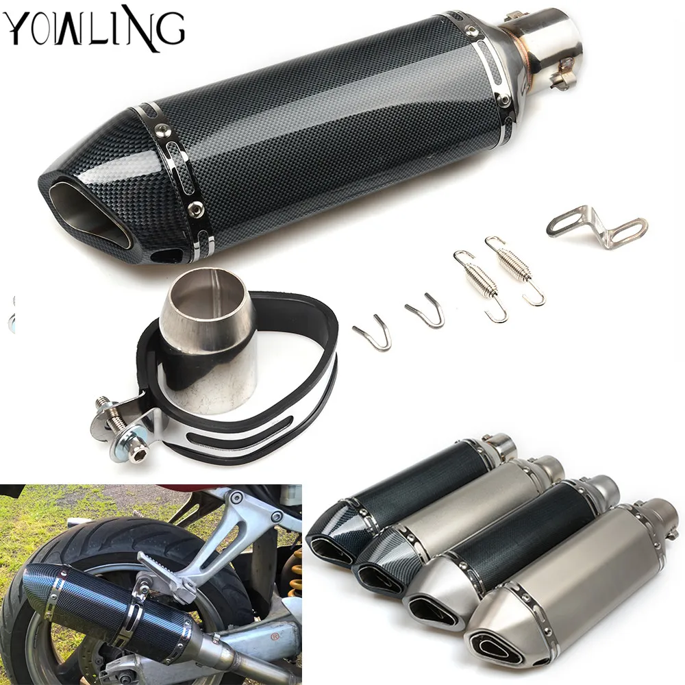 Universal Motorcycle Scooter exhaust Modified Exhaust Muffler pipe For KAWASAKI BMW HONDA SUZUKI YAMAHA ducati ktm aprilia