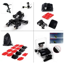 28-in-1 Accessories Kits for Gopro Hero4 Hd 3+/3/2/1 SJCAM Xiao Yi Waterproof Underwater Action Sports Outdoor Camera Camcorder