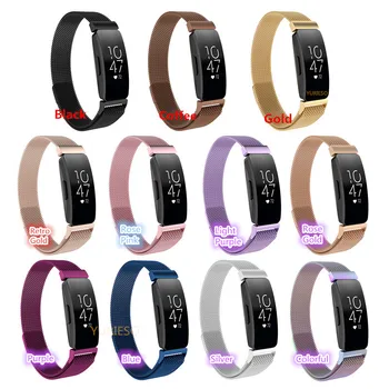 

New For Fitbit Inspire Hr Band Stainless Steel Watch Band Milanese Metal Strap Bracelet for Fitbit Inspire watch bands