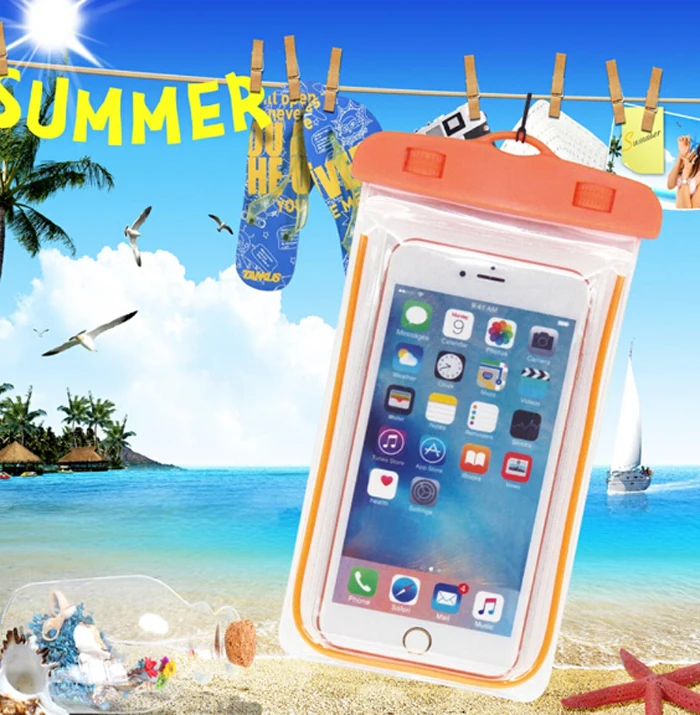 Waterproof Swimming Mobile Phone Cases Pouch Cover Touch Screen For ZTE