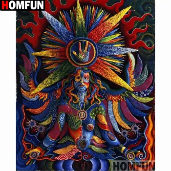 

HOMFUN Full Square/Round Drill 5D DIY Diamond Painting "religion" Embroidery Cross Stitch 5D Home Decor Gift A14840
