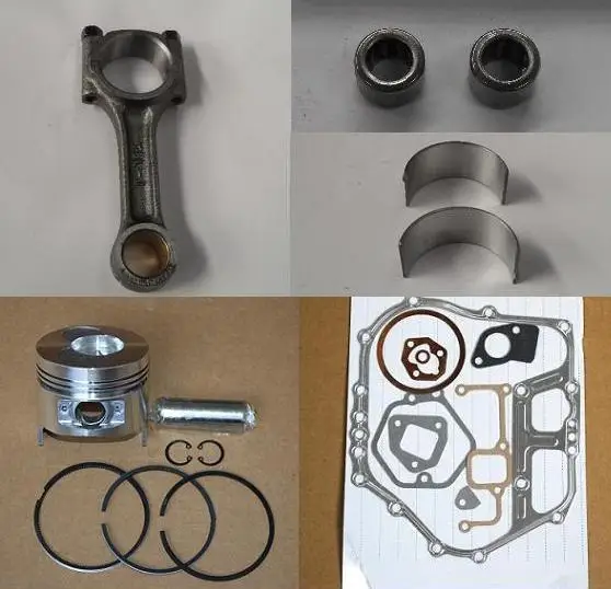 

Fast Shipping Diesel engine 170F Piston pin ring gasket connecting rod bearing chinese brand suit for kipor kama