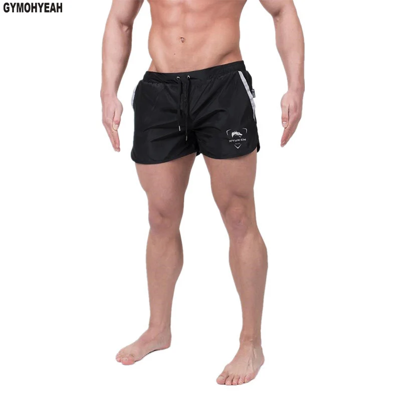 Новинка, Брендовые мужские спортивные штаны для тренировок, мужские спортивные штаны для бодибилдинга, пляжные шорты, мужские быстросохнущие шорты, размер M-XXL