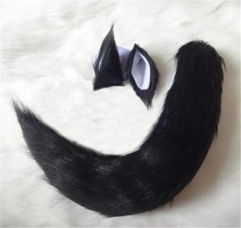 Животное с кисточкой на хвосте. Костюм волка уши и хвост. Лисьи ушки. Кот с хвостом. Меховые уши и хвост.