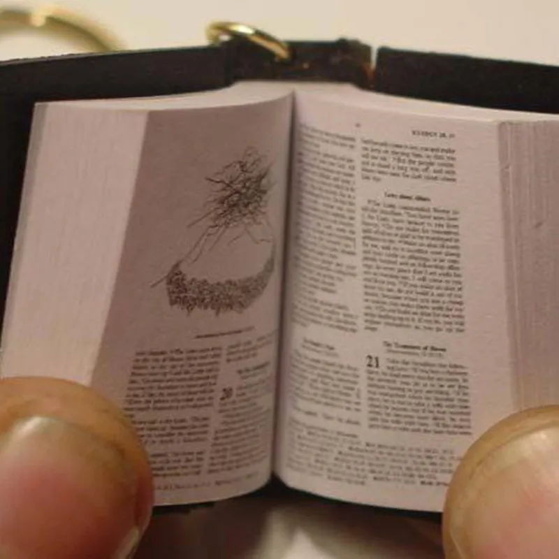 Крест Мини священная книга Библейский религиозный подарок кулон ювелирные изделия брелок церковные сувениры христианский Декор