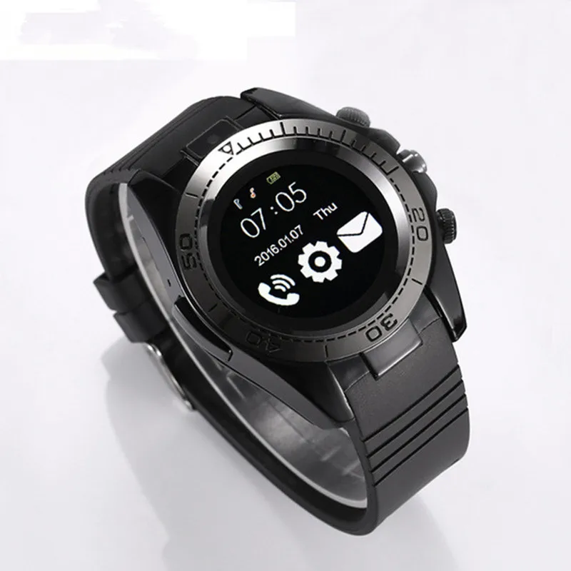 Смарт-часы SIAJE Bluetooth SW007 с камерой Facebook Whatsapp Twitter Синхронизация SMS Smartwatch поддержка