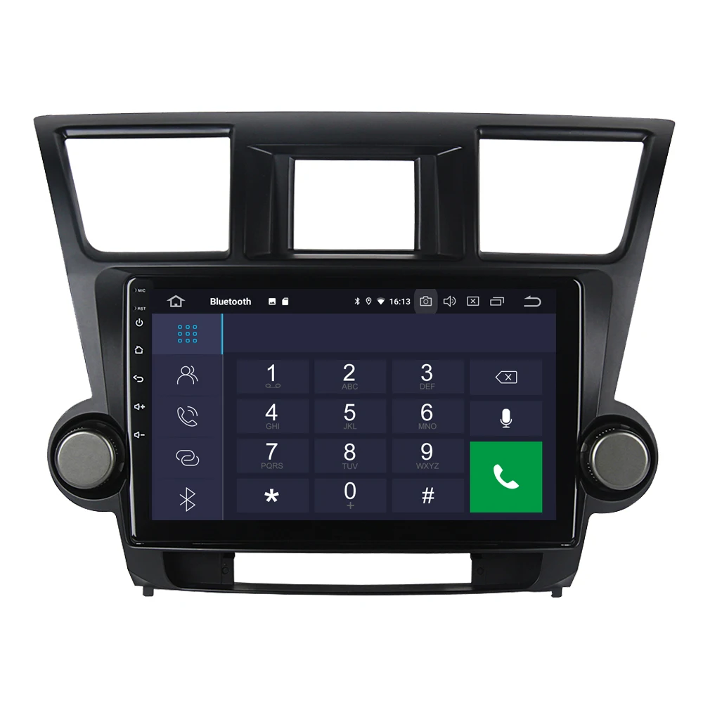 Top For Toyota Highlander Kluger 2009 - 2013 Android 9.0 Quad Core Autoradio Car Radio Stereo GPS Navigation Multimedia Player 3