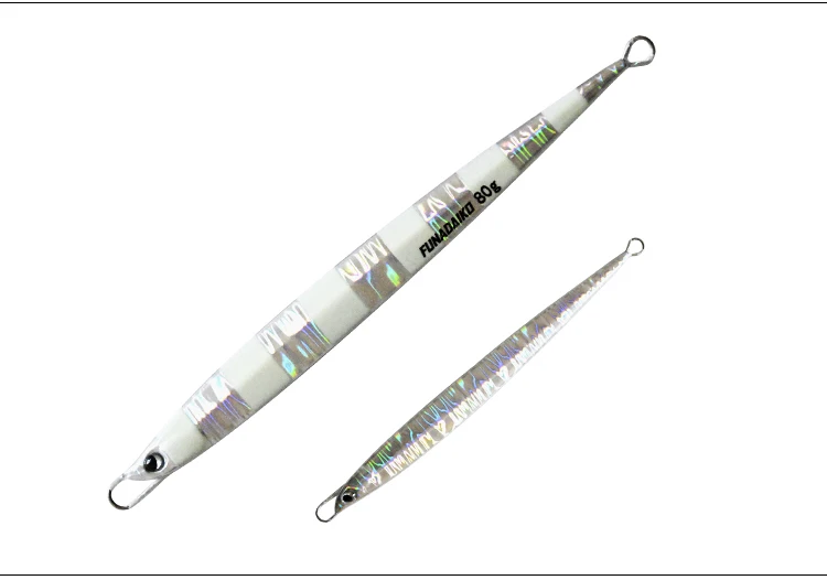 FUNADAIKO 80 г isca искусственный свинцовый джиг, металлический джиг для рыбалки, джиг ДЛЯ ДЖИГА, медленный джиг, медленный металлический джиг для рыбалки - Цвет: silver zebra