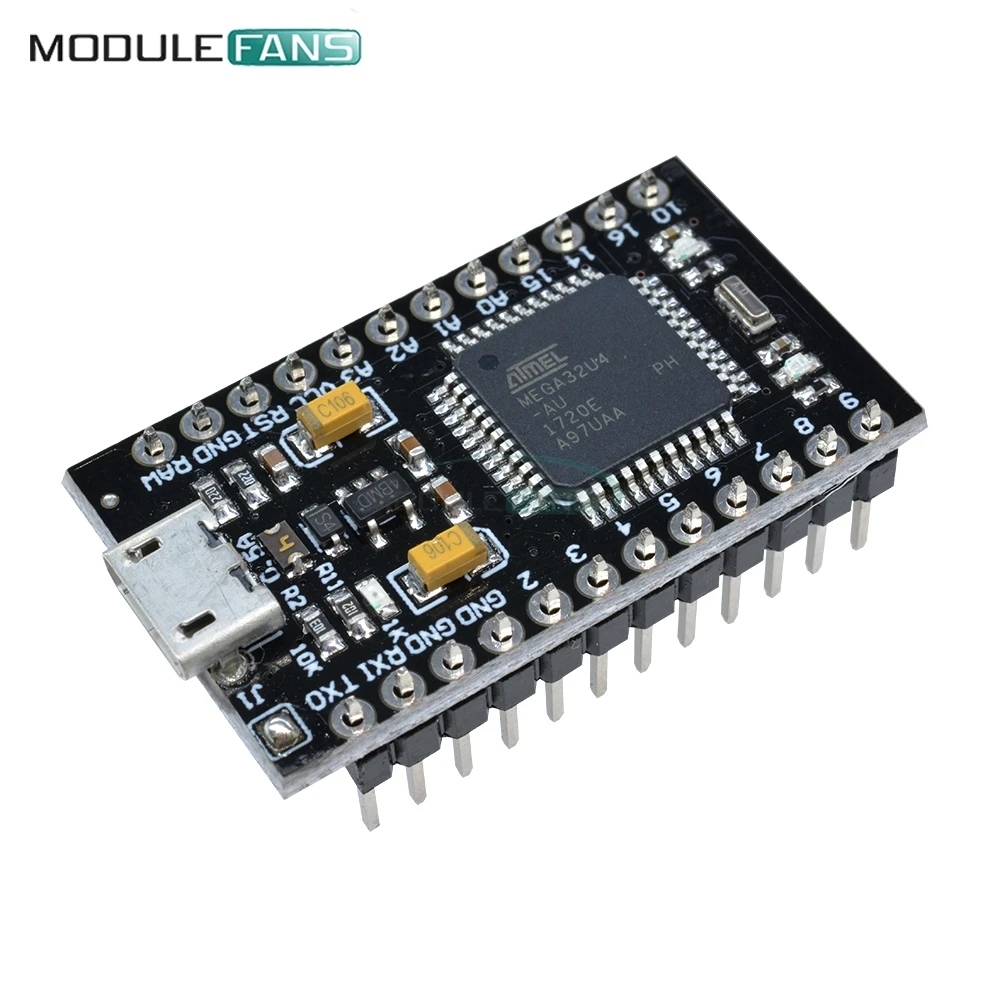 ATmega32U4 5 в 16 МГц модуль Pro Micro Usb плата контроллера для Arduino Nano с Загрузчиком Mega32U4 Mini