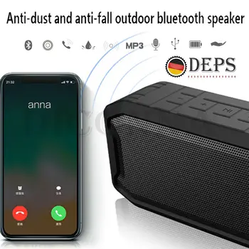 

Latest 20M Bluetooth 5.0 Speaker 5W IPX7 Waterproof Shower Outdoor Bathroom Wireless TF