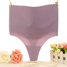 Mulheres g-string tanga shaper calcinha cintura alta emagrecimento controle calcinha sem costura cueca cintura formadora shaping briefs