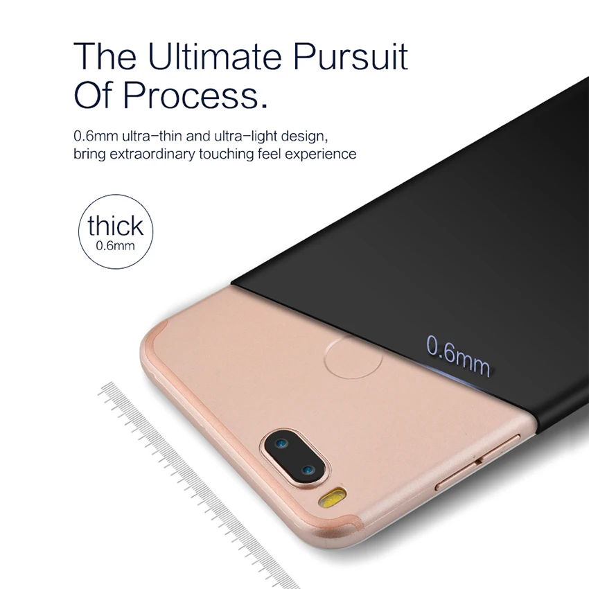 Чехол HereCase для Xiaomi MI A1 чехол Xiaom 5X Mi5X силиконовый из ТПУ ультра тонкие Защитные