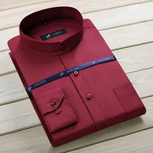 Мужская рубашка, мужская деловая Повседневная модная рубашка премиум класса с длинным рукавом, мужская деловая рубашка
