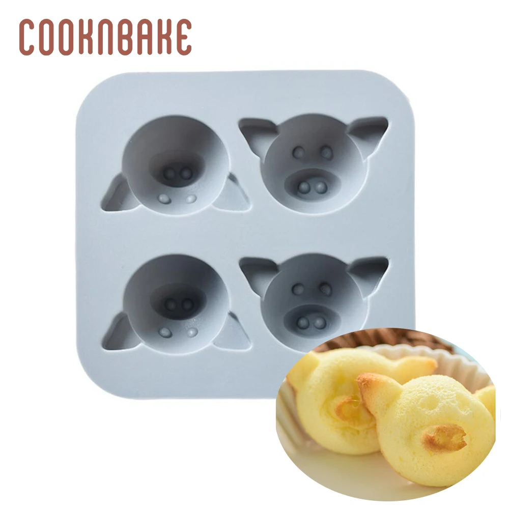 COOKNBAKE силиконовая форма для выпечки формочка мыла с мышкой шоколадные