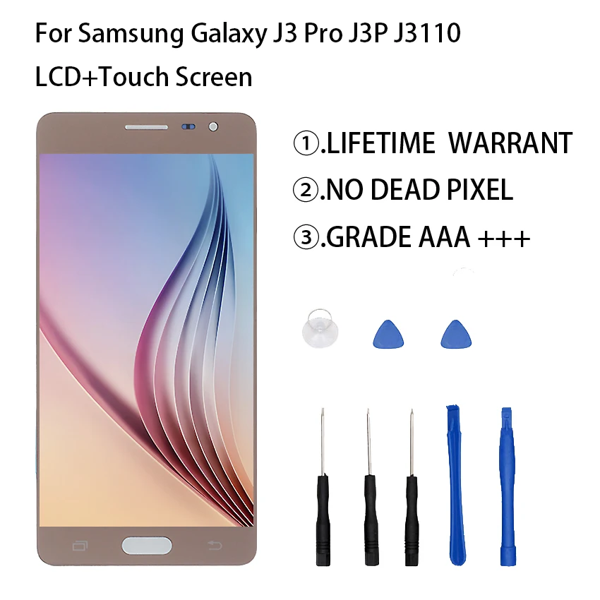 

AMOLED For Samsung Galaxy J3 Pro J3P J310 LCD Display Digitizer Assembly For Samsung Galaxy J3 Pro J3P J310 Display Screen