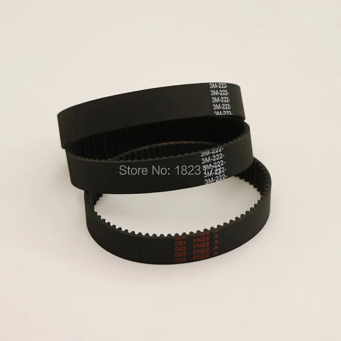 

1PCS/LOT HTD3M Belt 3M 222 length 222mm Teeth 74 closed loop rubber Drive Belt width 6mm/9mm/10mm/12mm/15mm/20mm 222-3M