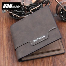 Leather short Men wallet small coin zipper famous brand 2016 hand bag luxury designer high quality money clip card dollar price