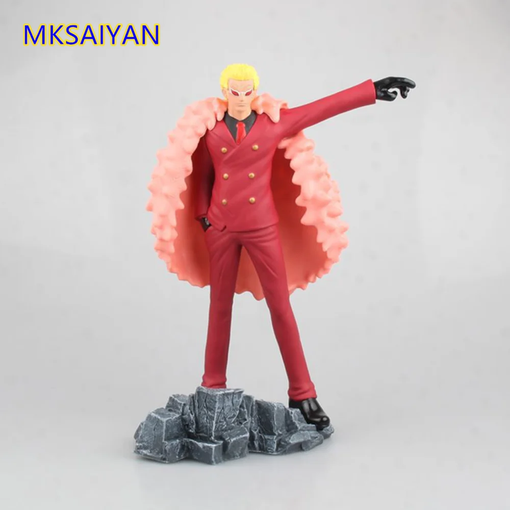 Одна деталь аниме donquixote doflamingo красная одежда стоящая фигурка игрушки для детей коллекционные Brinquedos подарок на день рождения