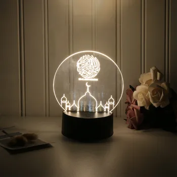 

Moon Light Muslim Gulben festival Eid al-Adha night light string LED Light Holiday Decoration Home Decor Light Board Usb line