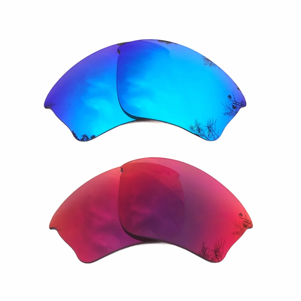 

Ice Blue Mirrored & Midnight Sun Mirrored Polarized Replacement Lenses for Half Jacket XLJ Frame 100% UVA & UVB