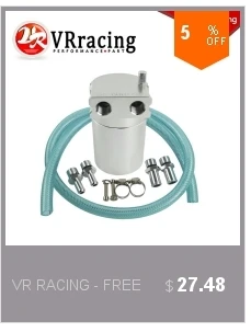 VR RACING-Универсальный алюминиевый масляный бак 350 мл для гонок/круглый резервуар для банок турбо маслоуловитель/может ловить VR-TK62