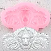 3D Craft Lion Silicone Mold Scroll Relief Cake Border Fondant Molds Cake Decorating Tools Candy Clay Chocolate Gumpaste Moulds ► Photo 1/6