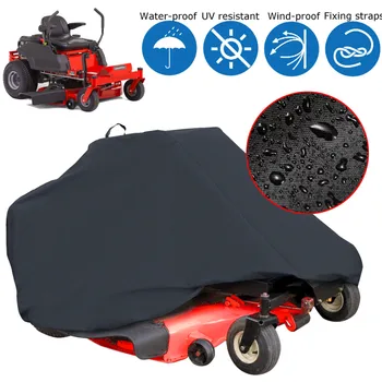 

Black Polyester Fabric Waterproof Zero Turn Lawnmower Cover 206x121x112cm/81"x44"x47.5"