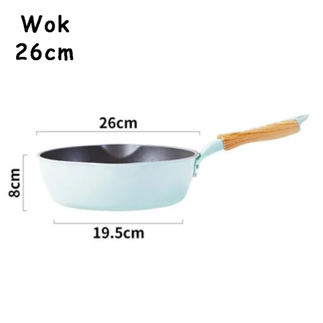 Household induction cooker universal wok deep frying pan flat bottom