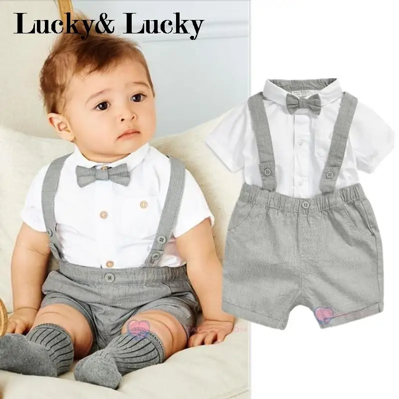 short overalls baby boy