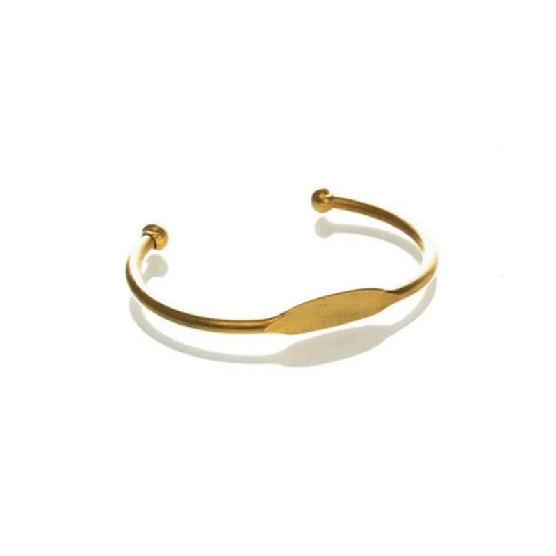 

New accessories wholesale contracted fashion high-end copper casting polished bracelet