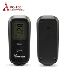 Портативный VC-100 Толщина датчики покрытие Толщина датчик, цифровой прибор для измерения уровня Краски Толщина метр с ЖК-дисплей VC100