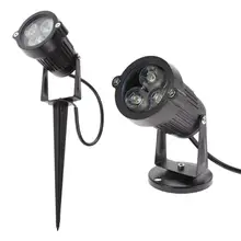 9 W 12 V aluminumled газон свет с низким напряжением для уличного фонаря Открытый Водонепроницаемый IP65 пятно на лужайке освещение 7 цветов 2 вида открытый прожектор