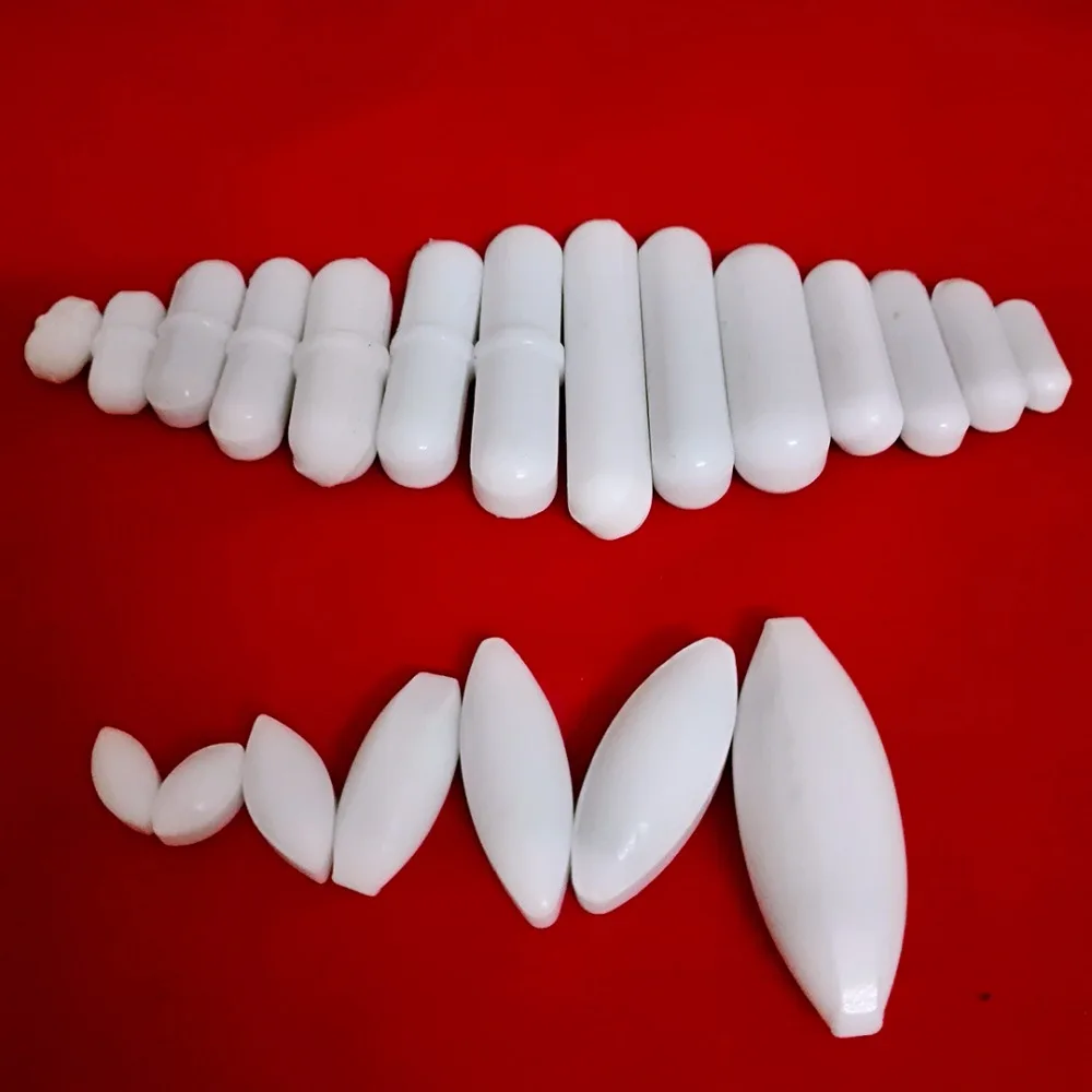 Магнитная мешалка три различные формы мешалки PTFE стержень Spinbar, 21 шт разного размера